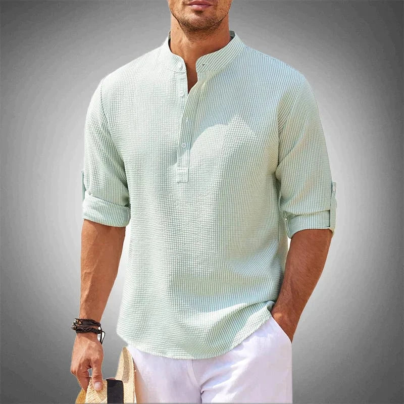 AXEL: Chemise à col montant