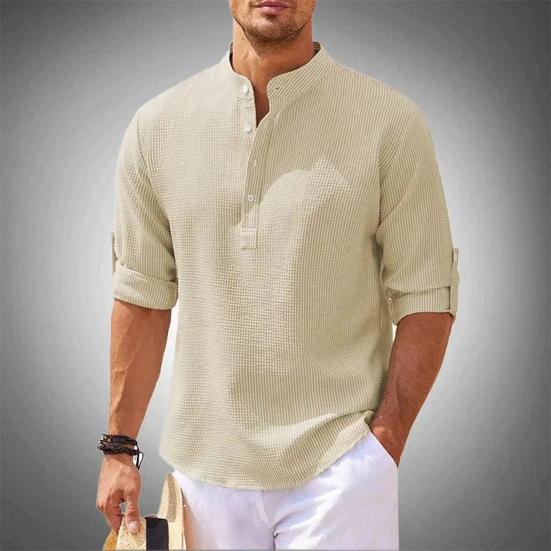 AXEL: Chemise à col montant