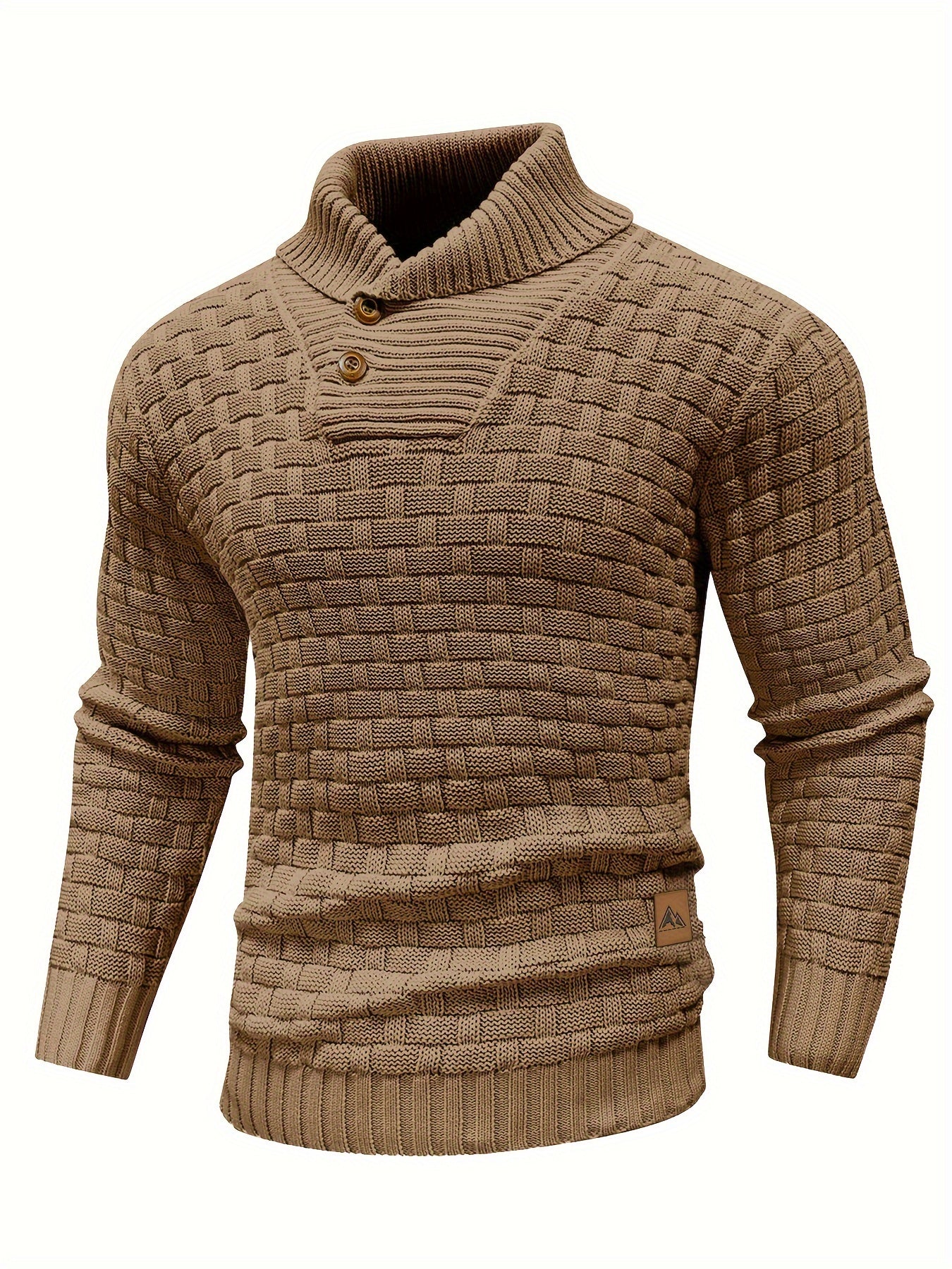 Berg-Feldt | Strickpullover mit Geflochtenem Muster Klassisch und Bequem Perfekt für Den Alltag