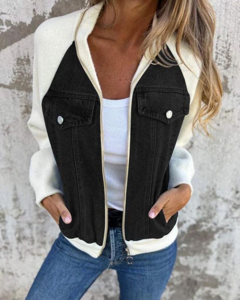 Berg-Feldt | Moderne Jacke Aus Denim Stoff