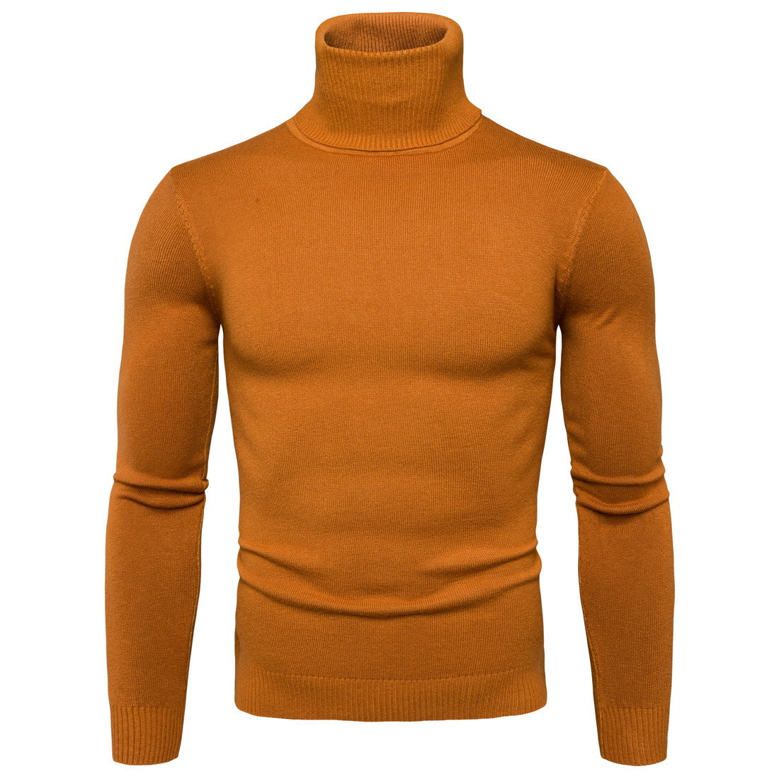 Pull à col roulé pour homme en douce laine mérinos, avec une élégante texture, de Berg-Feldt