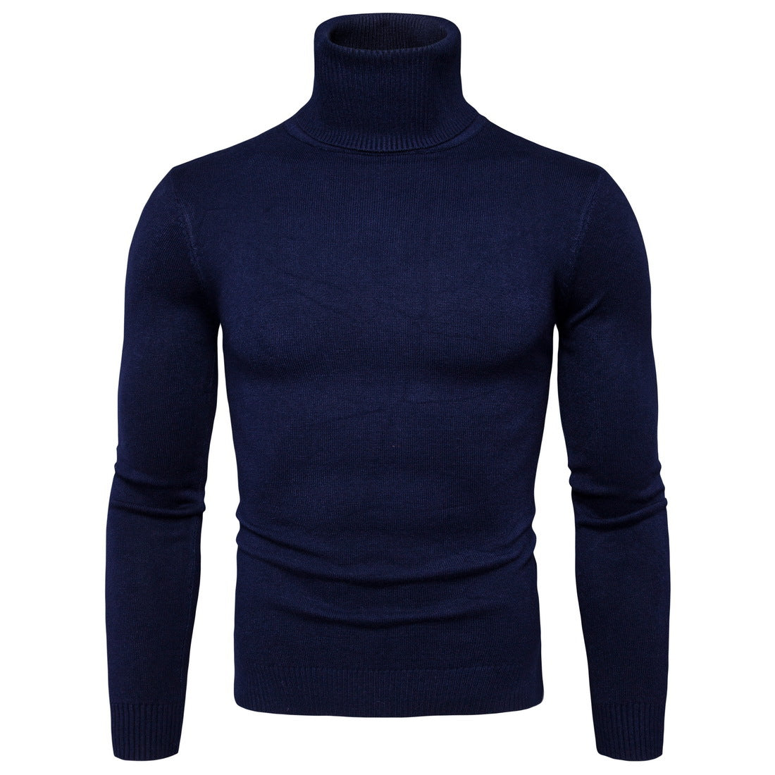 Pull à col roulé pour homme en douce laine mérinos, avec une élégante texture, de Berg-Feldt