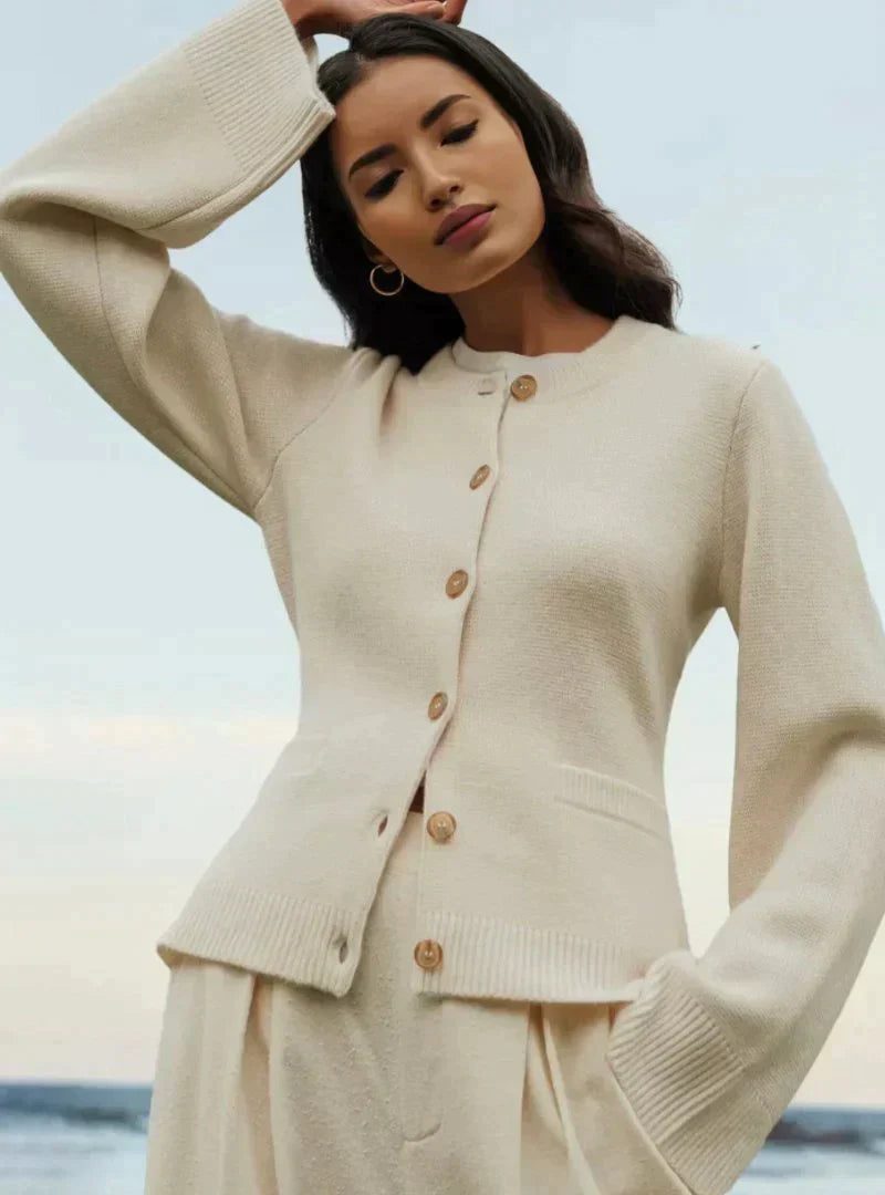 Berg-Feldt | Cardigan en maille douce boutonnée pour femme