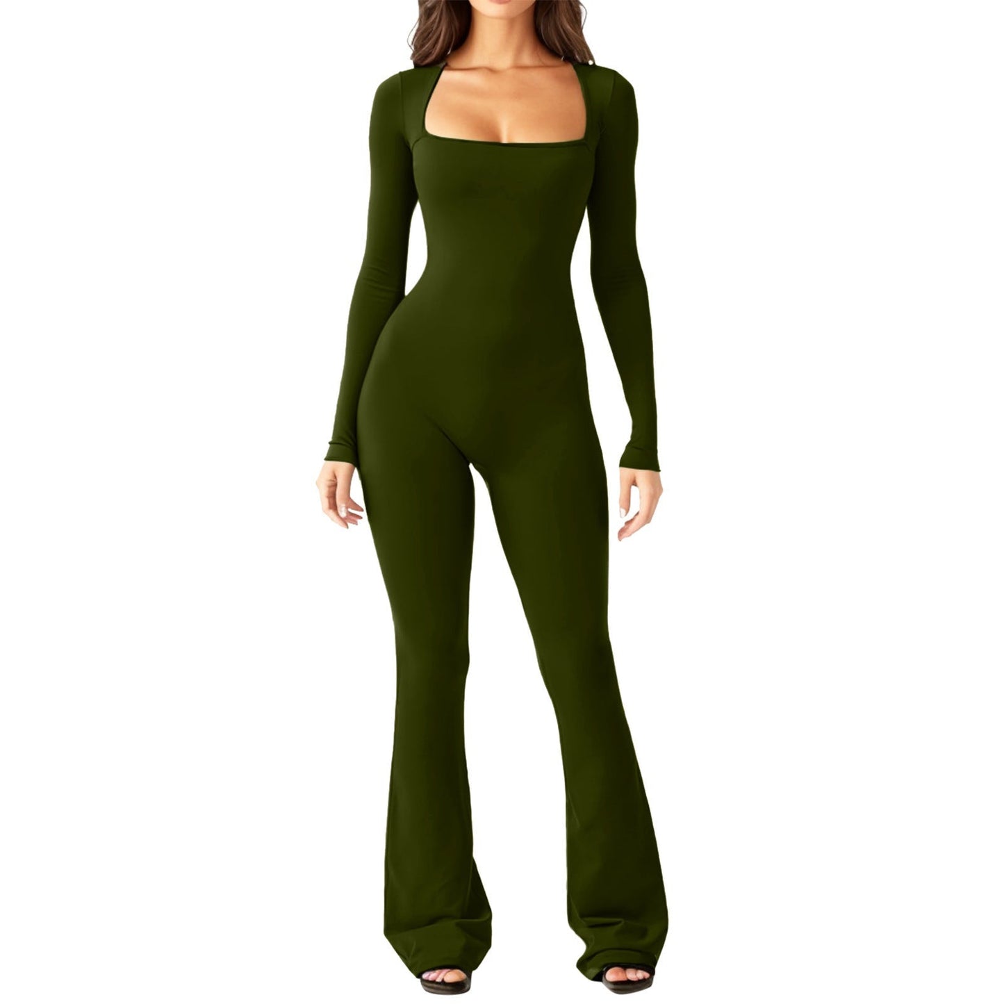 Combinaison Naria pour femme, coupe ajustée évasée