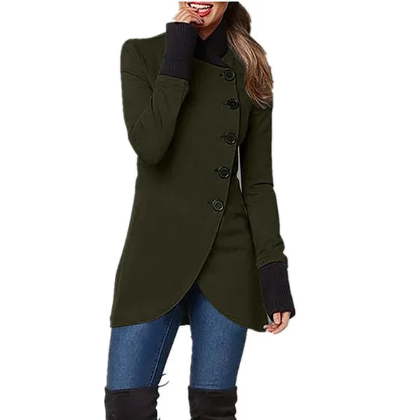 Berg-Feldt | Jacke mit Eckigem Knopfverschluss