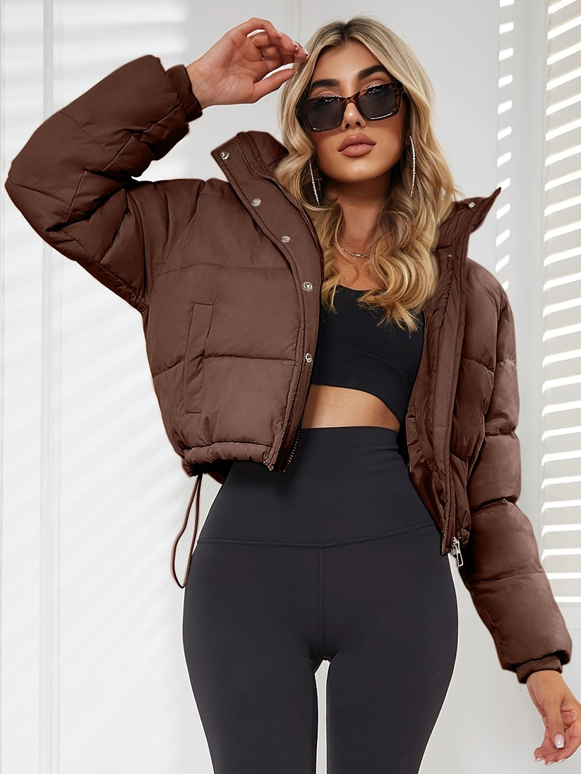 Berg-Feldt | Taillierte Jacke mit Kapuze und Kordelzug für Frauen