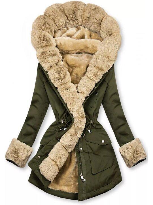 Berg-Feldt | Steppjacke mit Plüschfutter für Damen Ideal für den Winter
