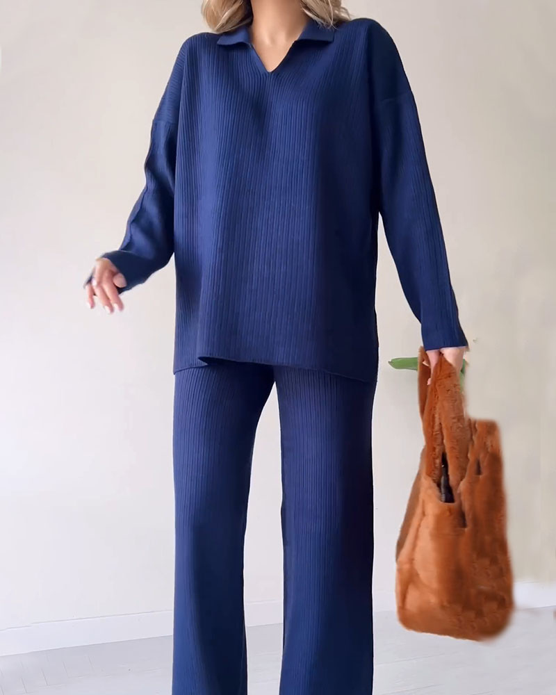 Berg-Feldt | Lässiges Gestricktes Zwillings-Set