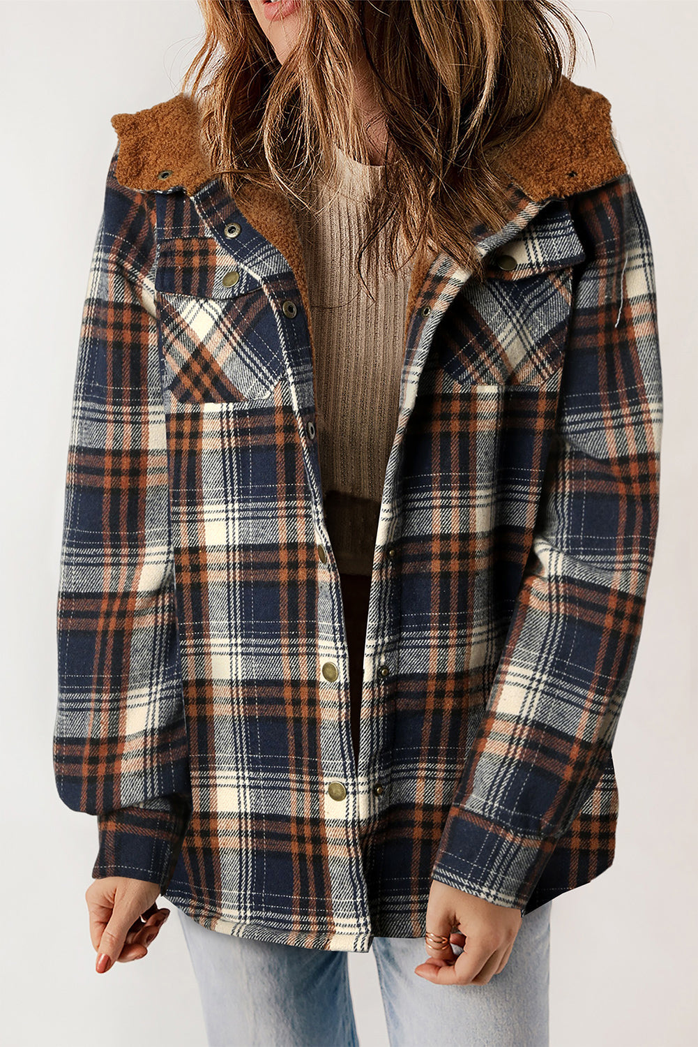 Berg-Feldt | Gepunktete Jacke mit Kapuze Weiches Plüschfutter Perfekt für Kalte Tage