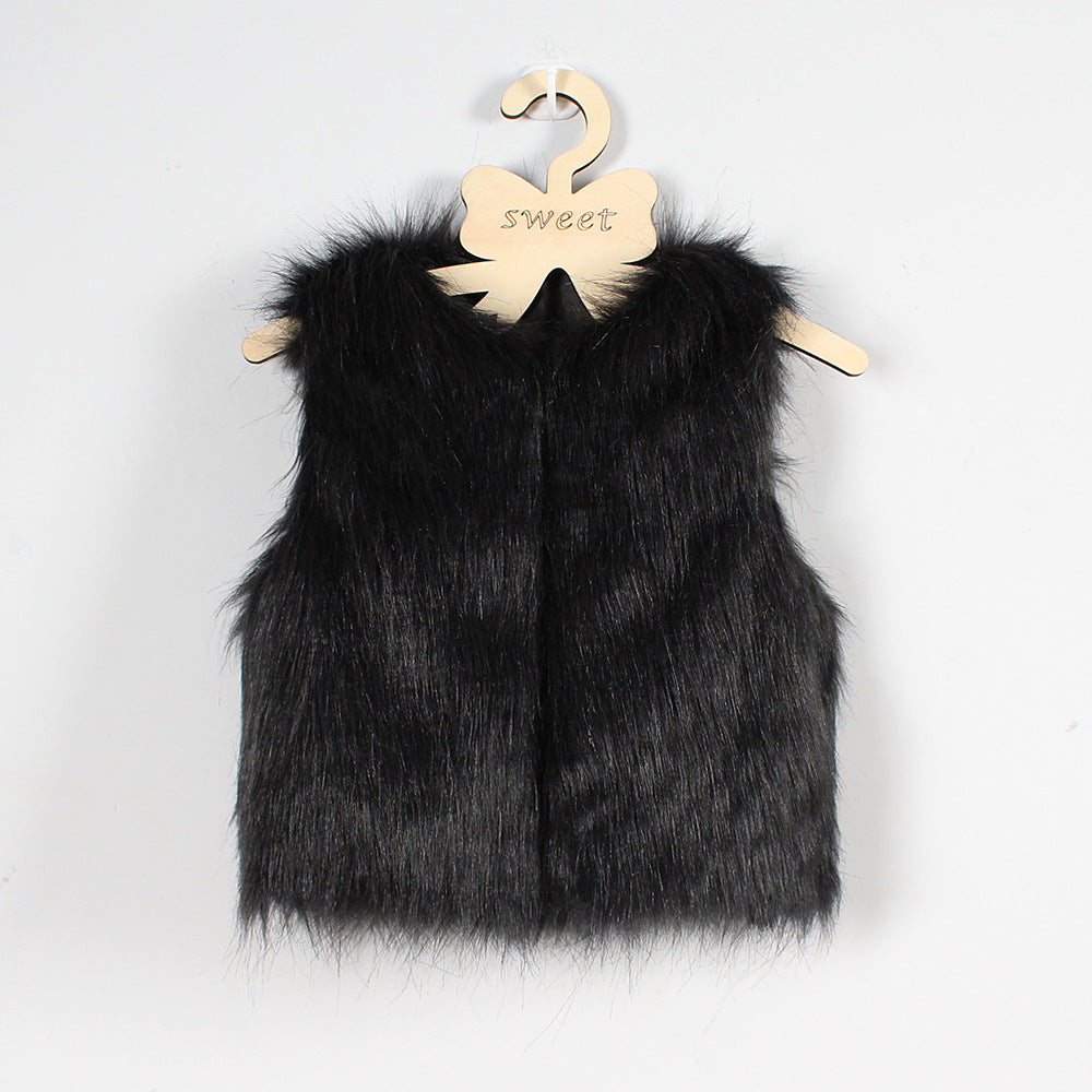 Gilet femme en fausse fourrure duveteuse, coupe élégante Berg-Feldt