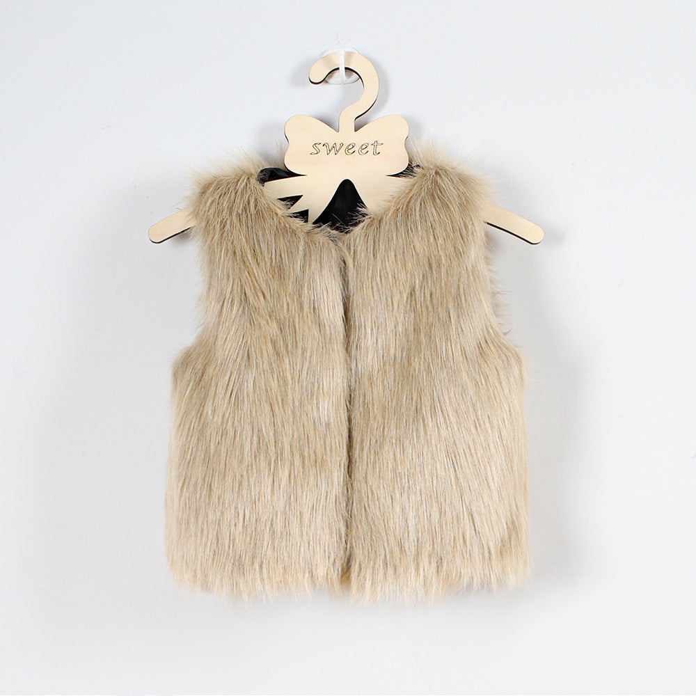 Gilet femme en fausse fourrure duveteuse, coupe élégante Berg-Feldt