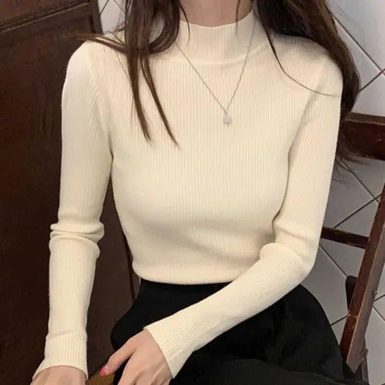 Berg-Feldt | gerippter Wollpullover für Damen