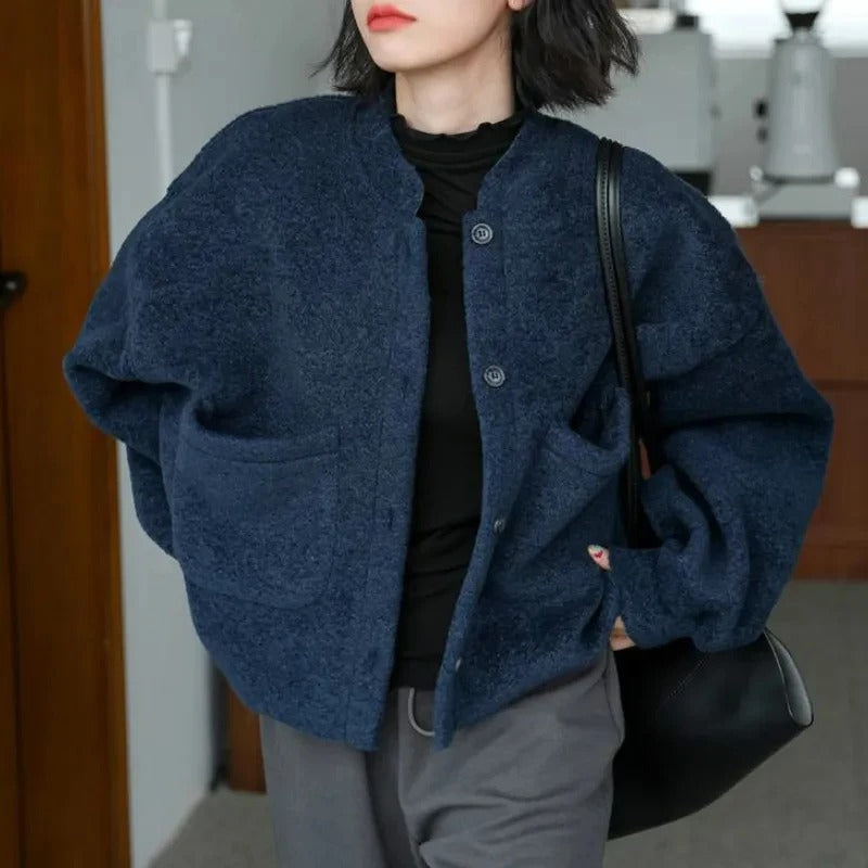 Berg-Feldt | Flauschige Cardigan Jacke