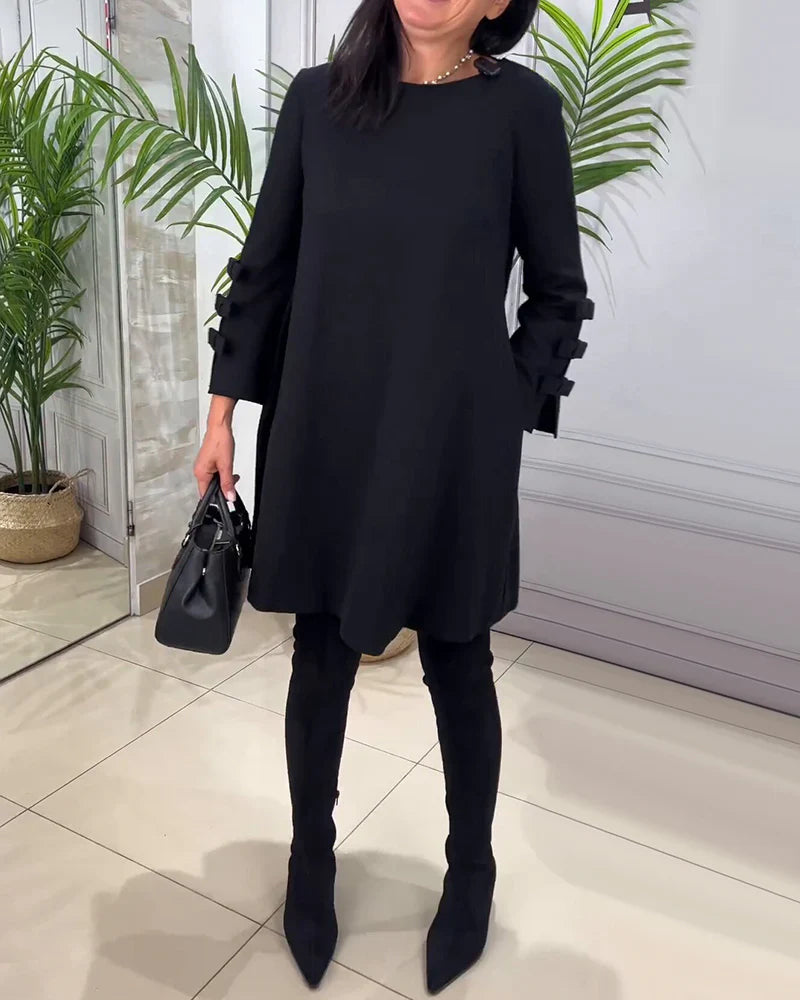 Berg-Feldt | Elegantes Langarmkleid