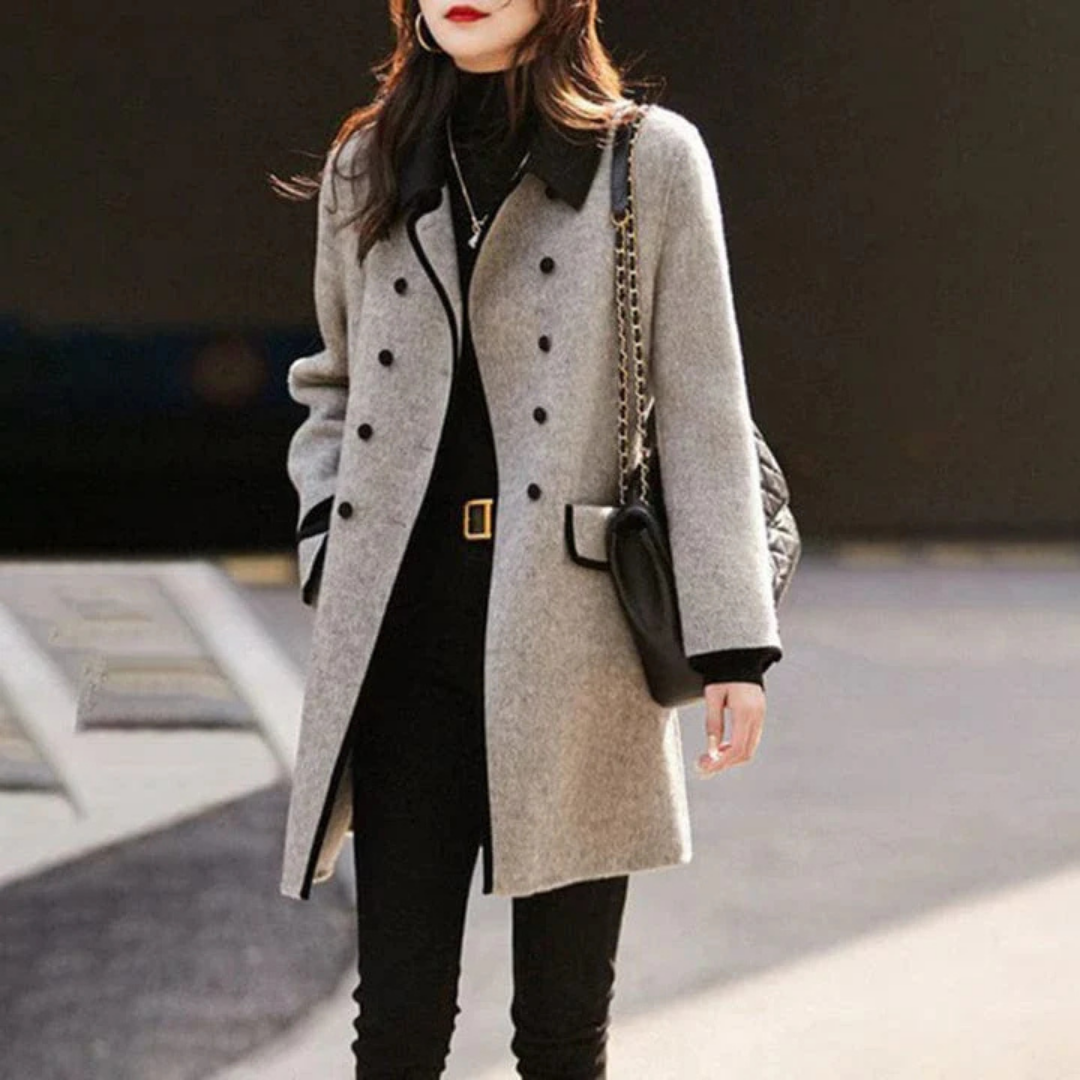 Berg-Feldt | Stylischer Zweireihiger Trenchcoat für Damen Modern
