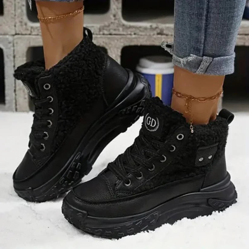Kuschelige Madison Plüschschuhe mit dicker Sohle