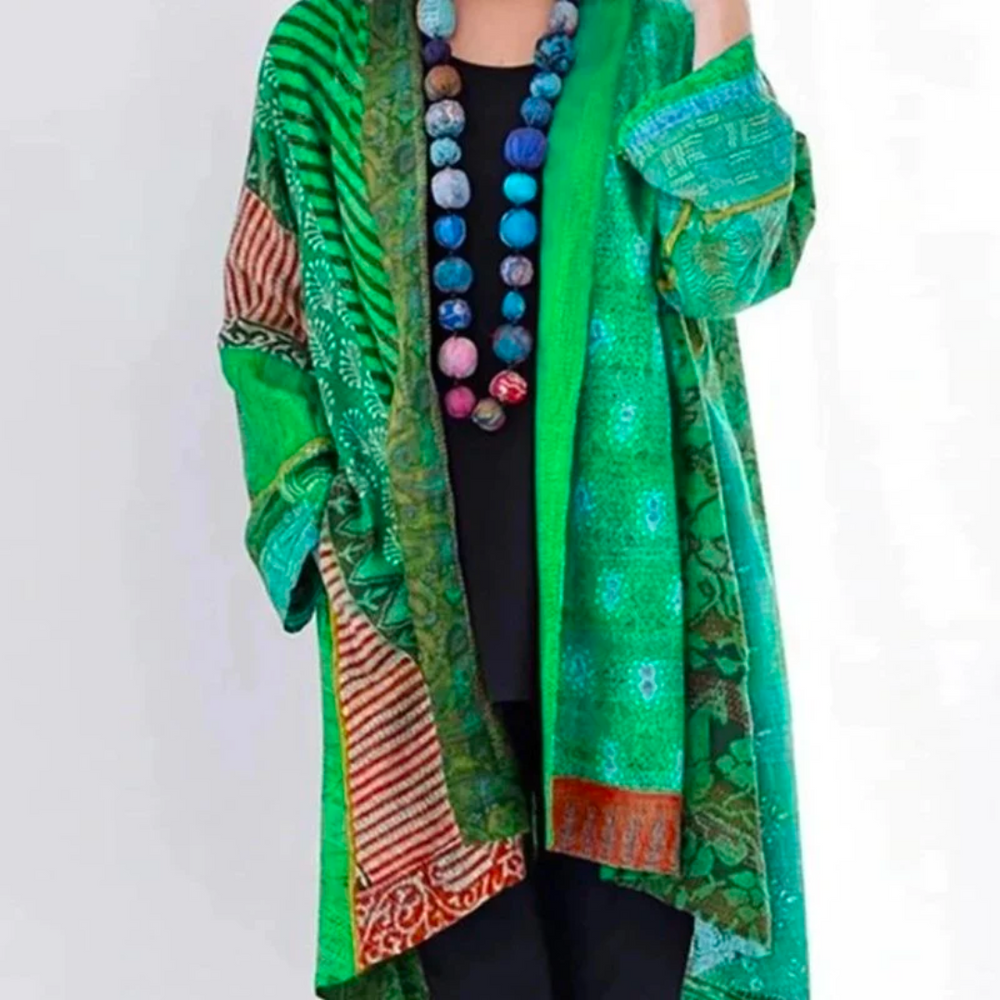 Berg-Feldt | Herbstjacke mit Buntem Muster - Maravilla