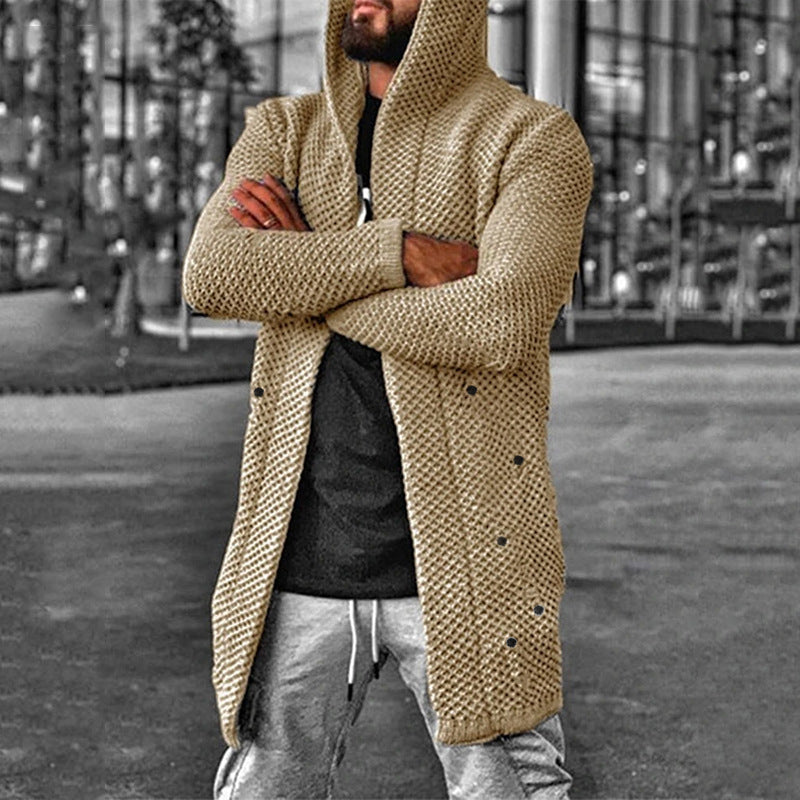 Berg-Feldt | Strickjacke mit Kapuze für Männer