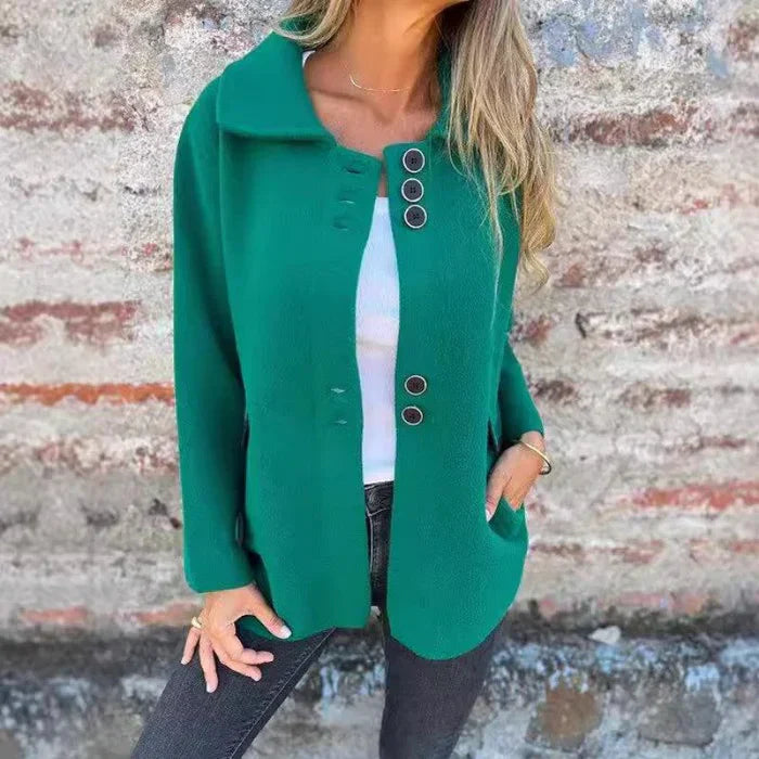 Berg-Feldt | Stilvolle Jacke Knopfverschluss Eleganter Alltagschnitt