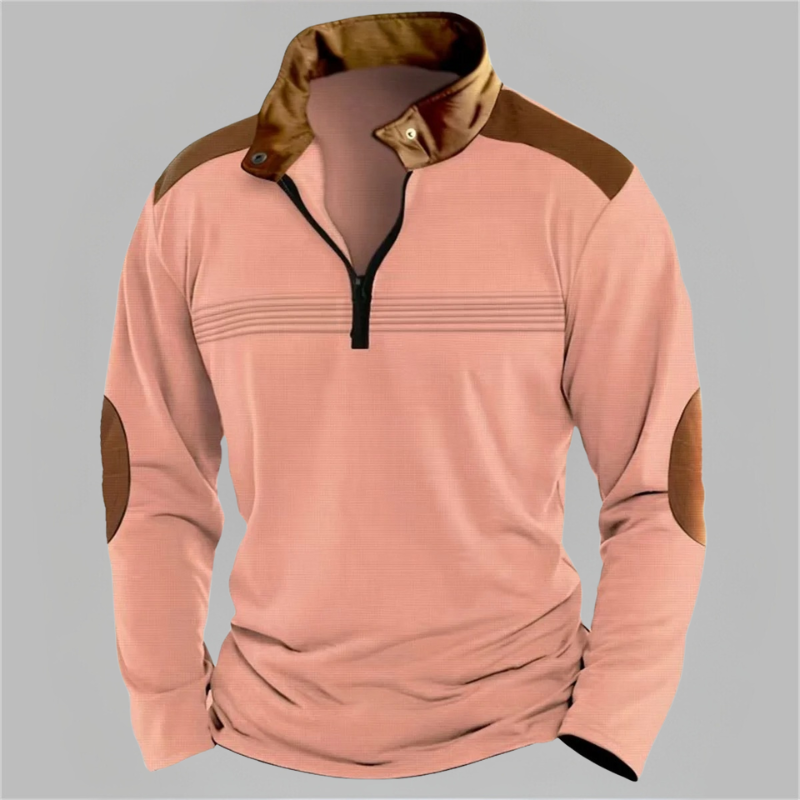 Polo à manches longues confortable pour homme