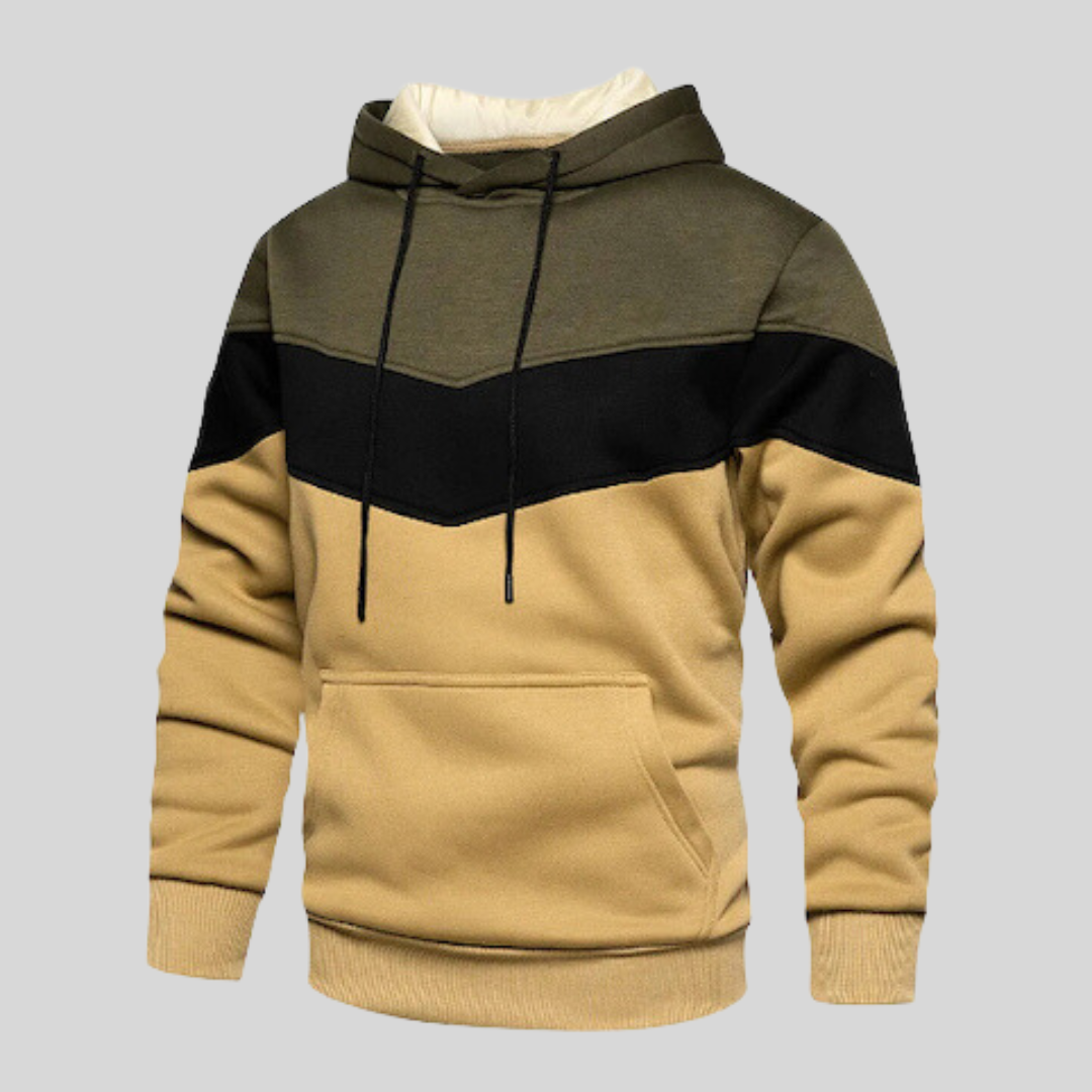Fudus Patchwork Design Sweatshirt