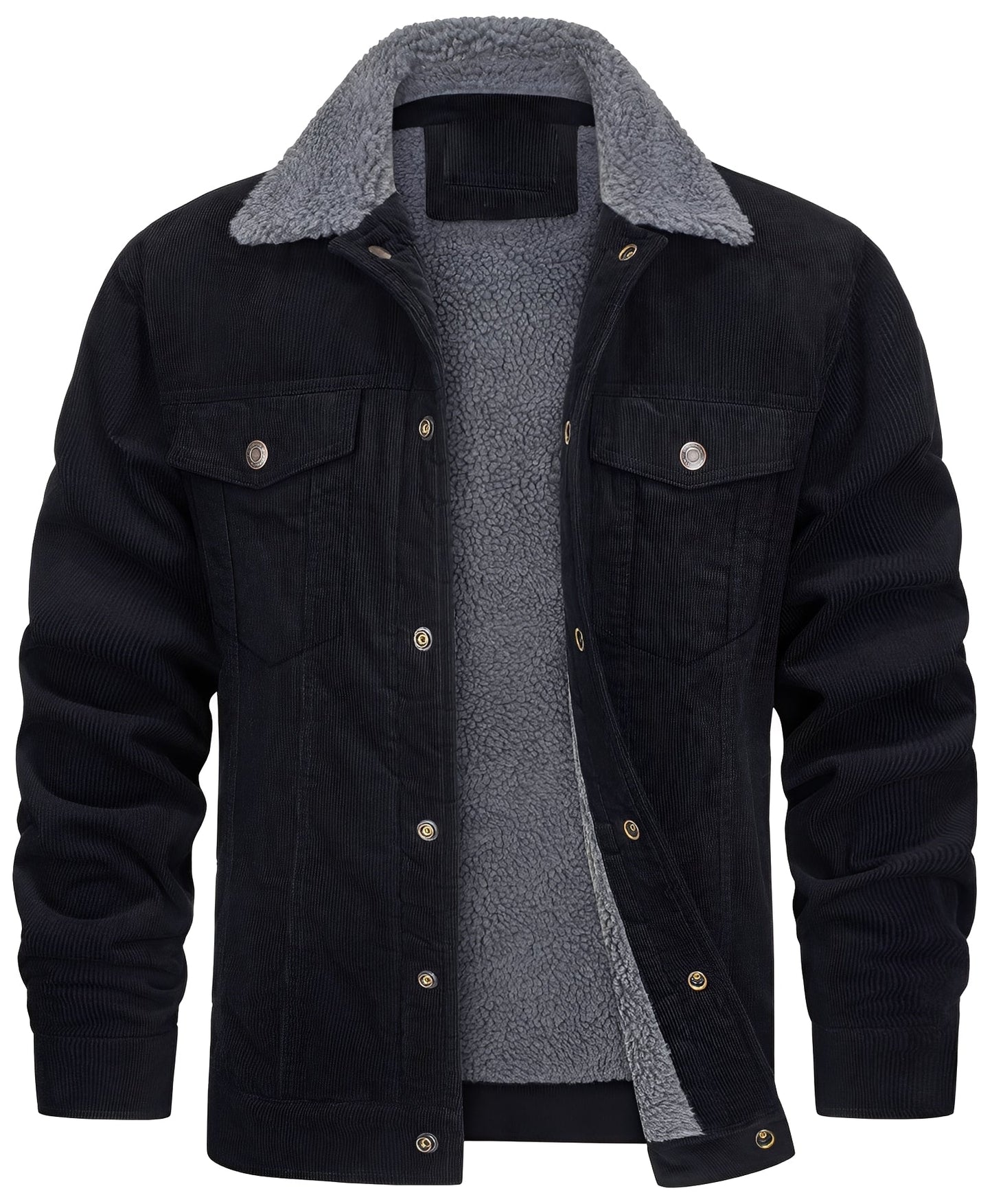 Berg-Feldt | klassische Cord-Plüschjacke für Männer