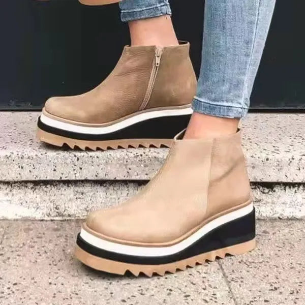 Berg-Feldt | Lederstiefel mit Seitlichem Reißverschluss