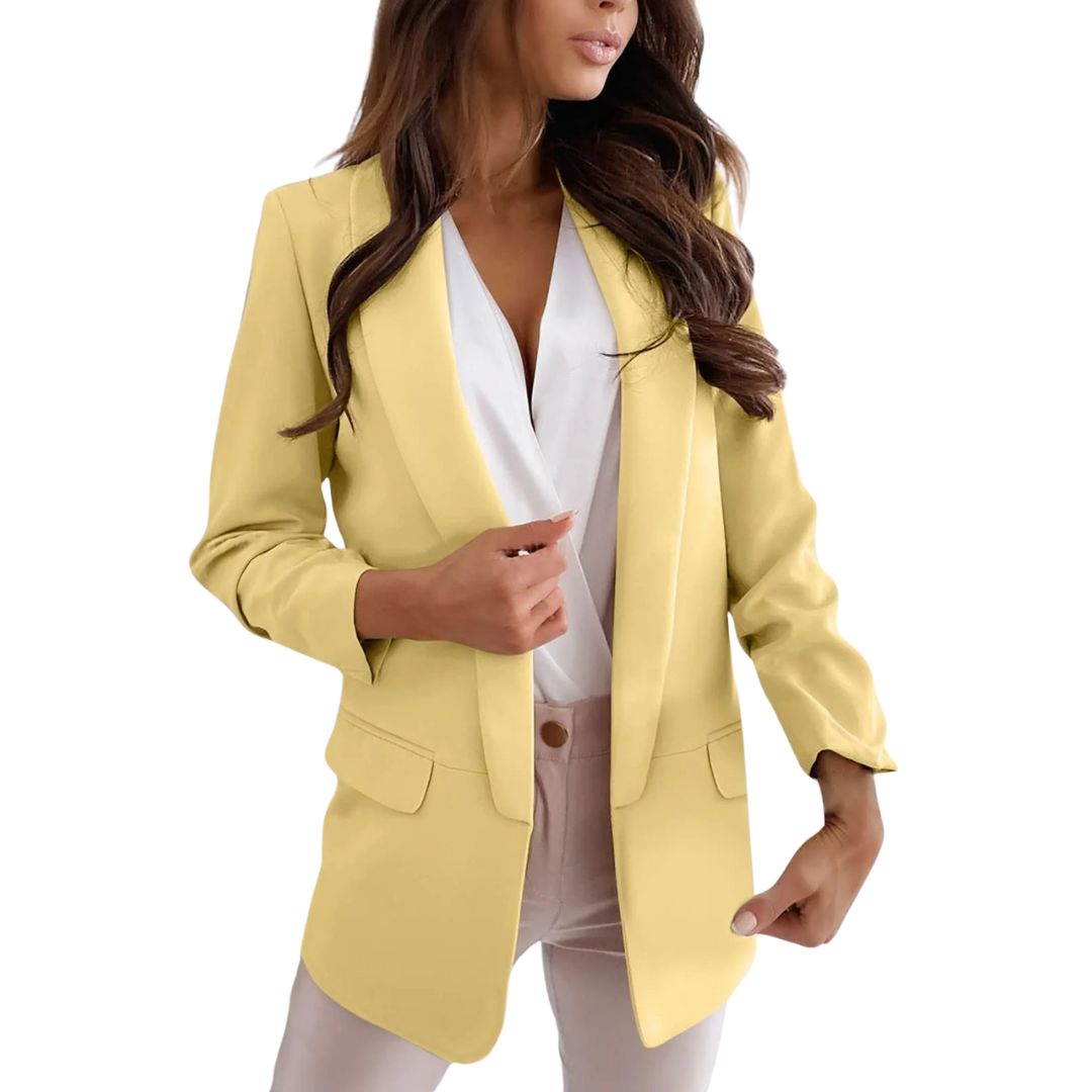 Avelena Women's Blazer: Blazer long et élégant