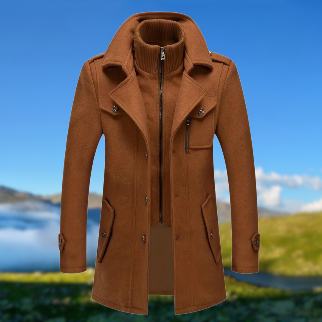 Berg-Feldt | Doppelkragenjacke mit Funktionalem Design