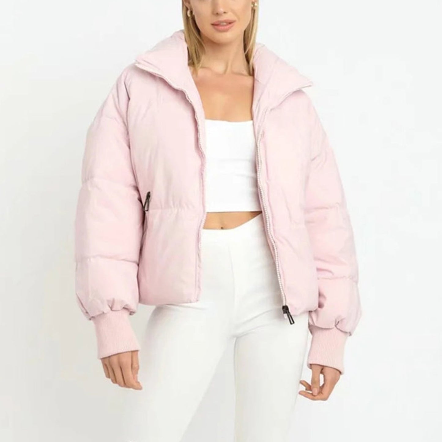 Berg-Feldt | Kurze Pufferjacke mit Reißverschluss - Reißverschluss
