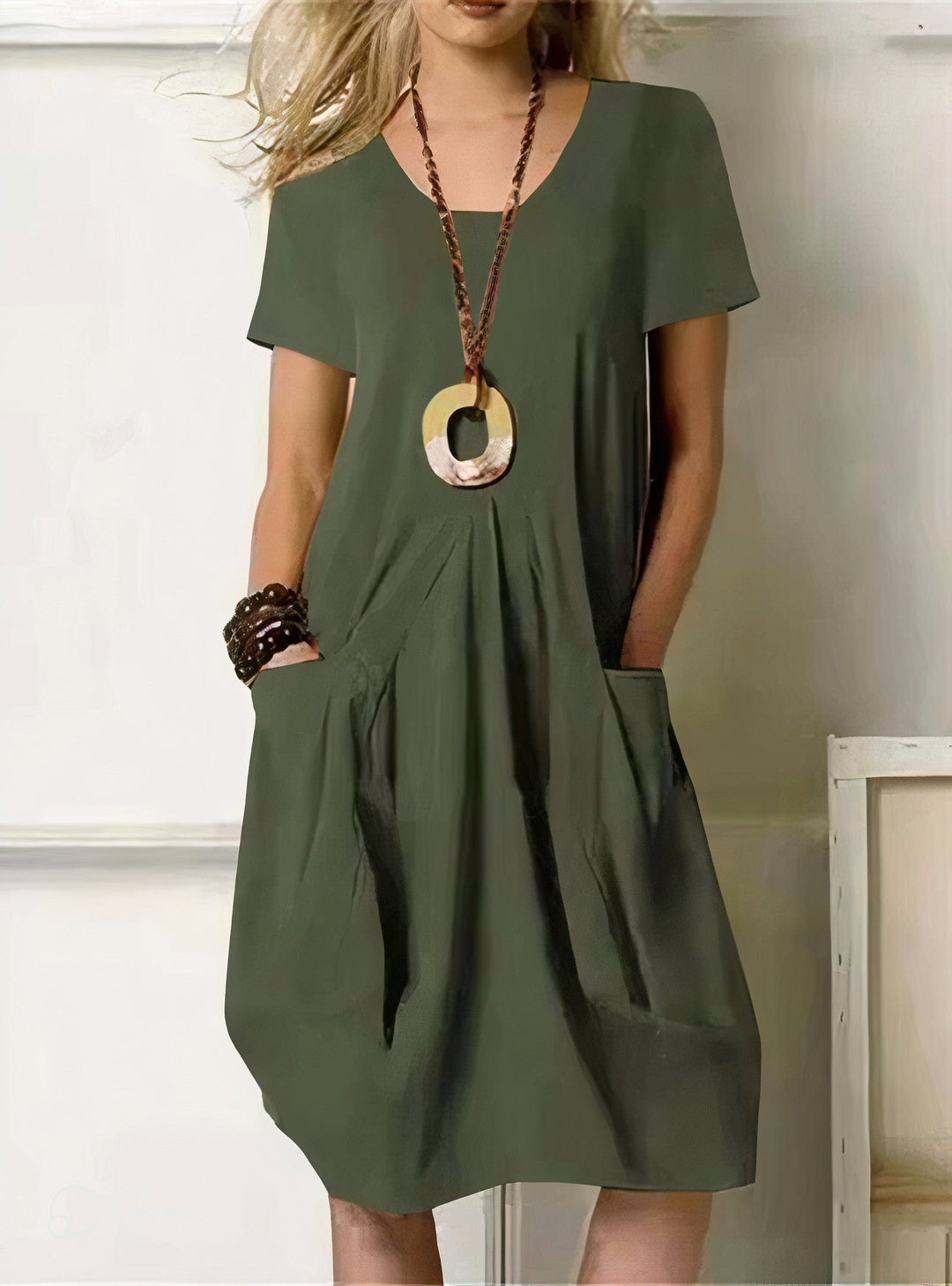 CALLAN – Robe longue en coton