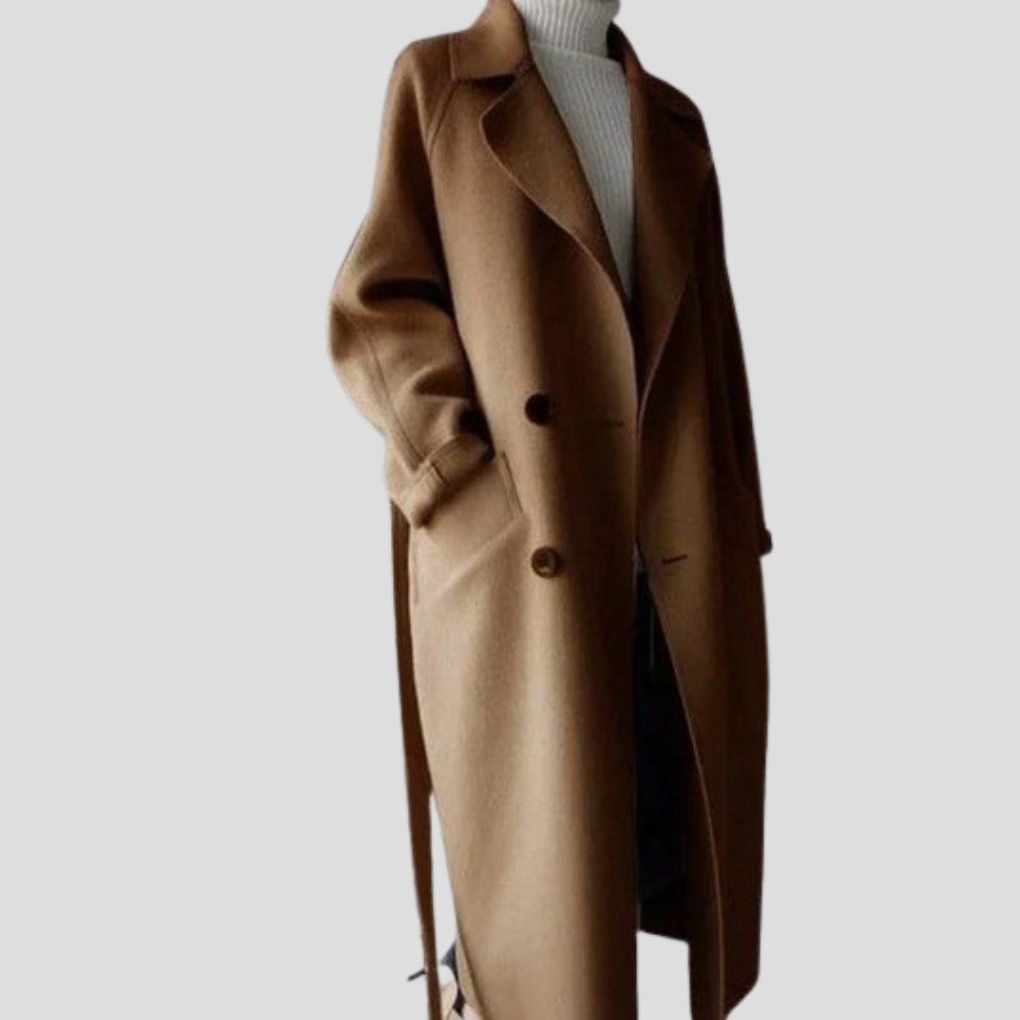 Berg-Feldt | Long wool coat – Elegant layer for cold days