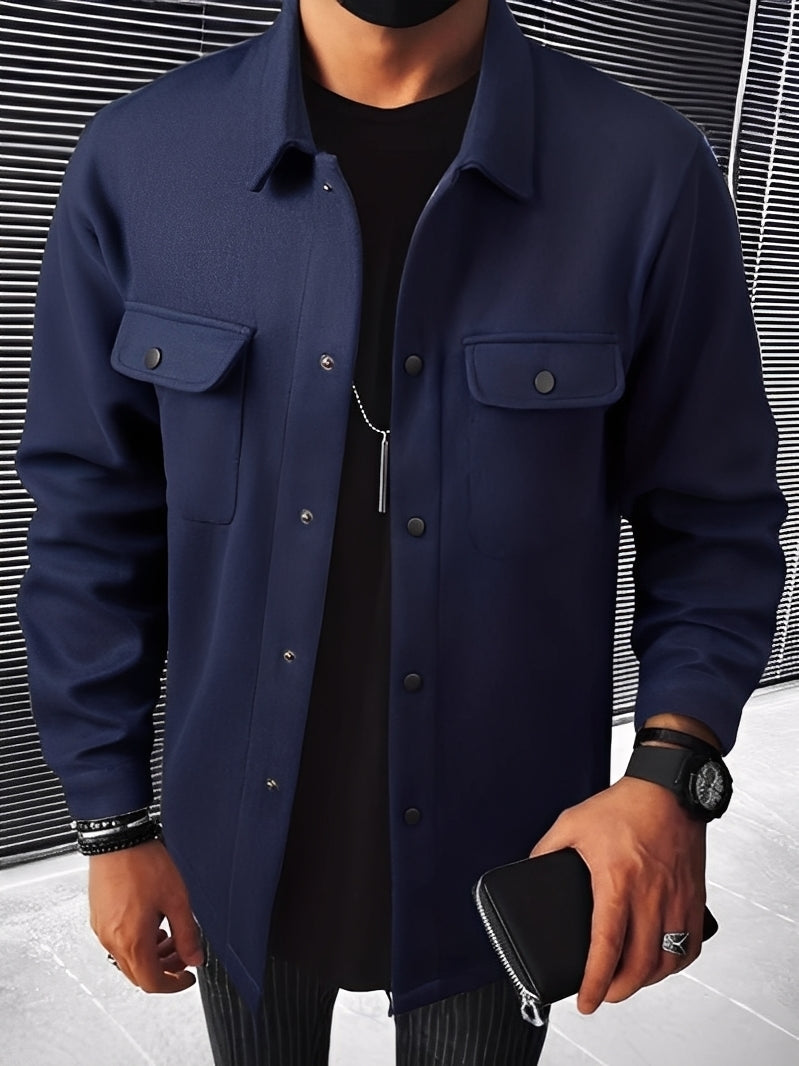 Berg-Feldt | Lässige Karierte Jacke mit Taschen für Herren