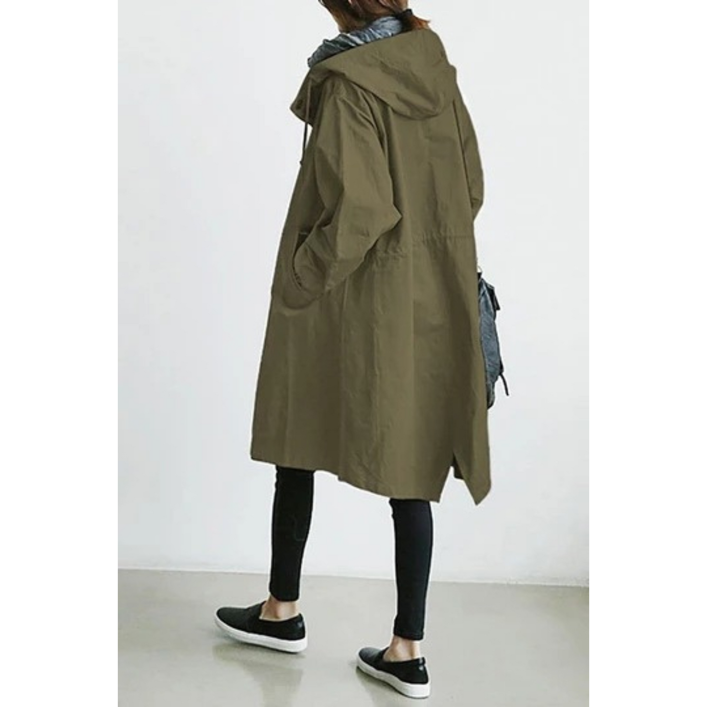 Berg-Feldt | stilvolle lange Damenjacke mit Kapuze