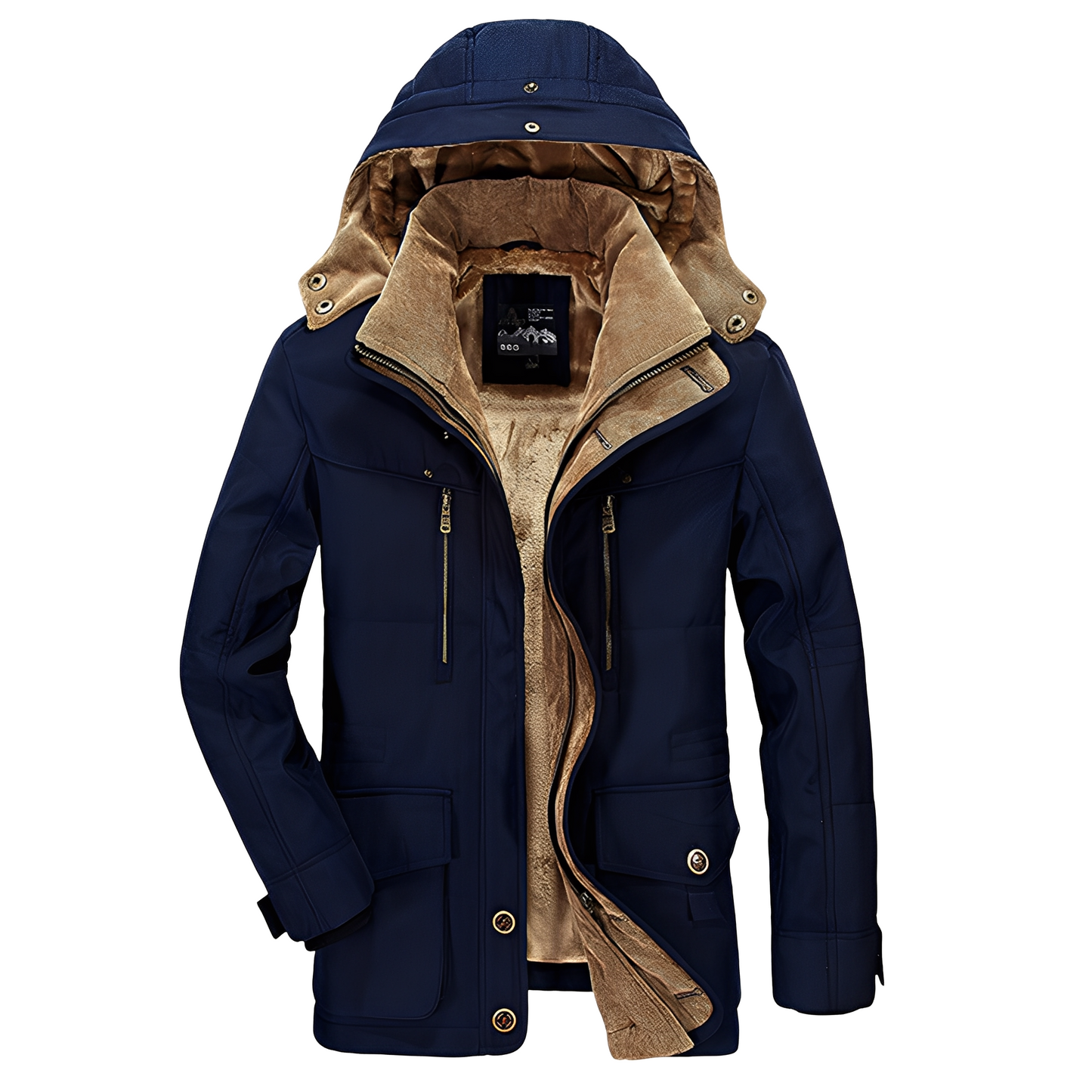 Berg-Feldt | Veste chaude et épaisse à capuche pour hommes