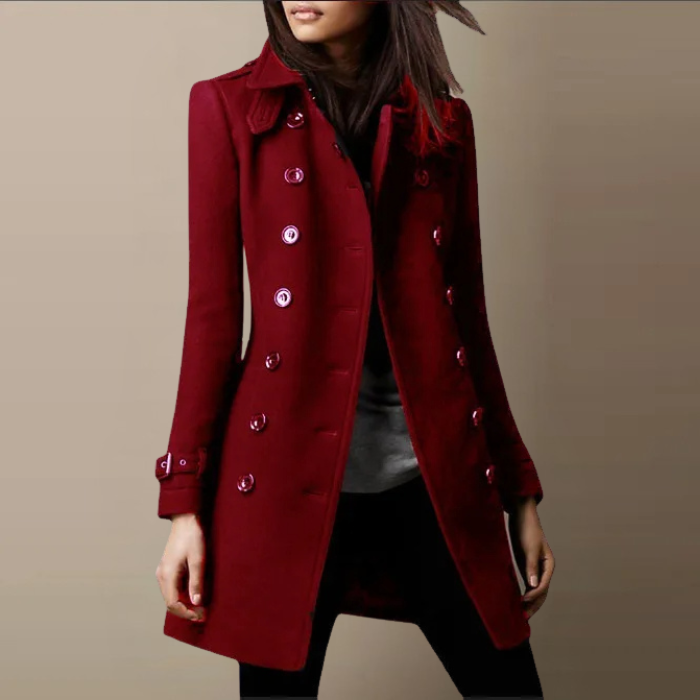 Berg-Feldt | Doppelreihiger Damen-Trenchcoat