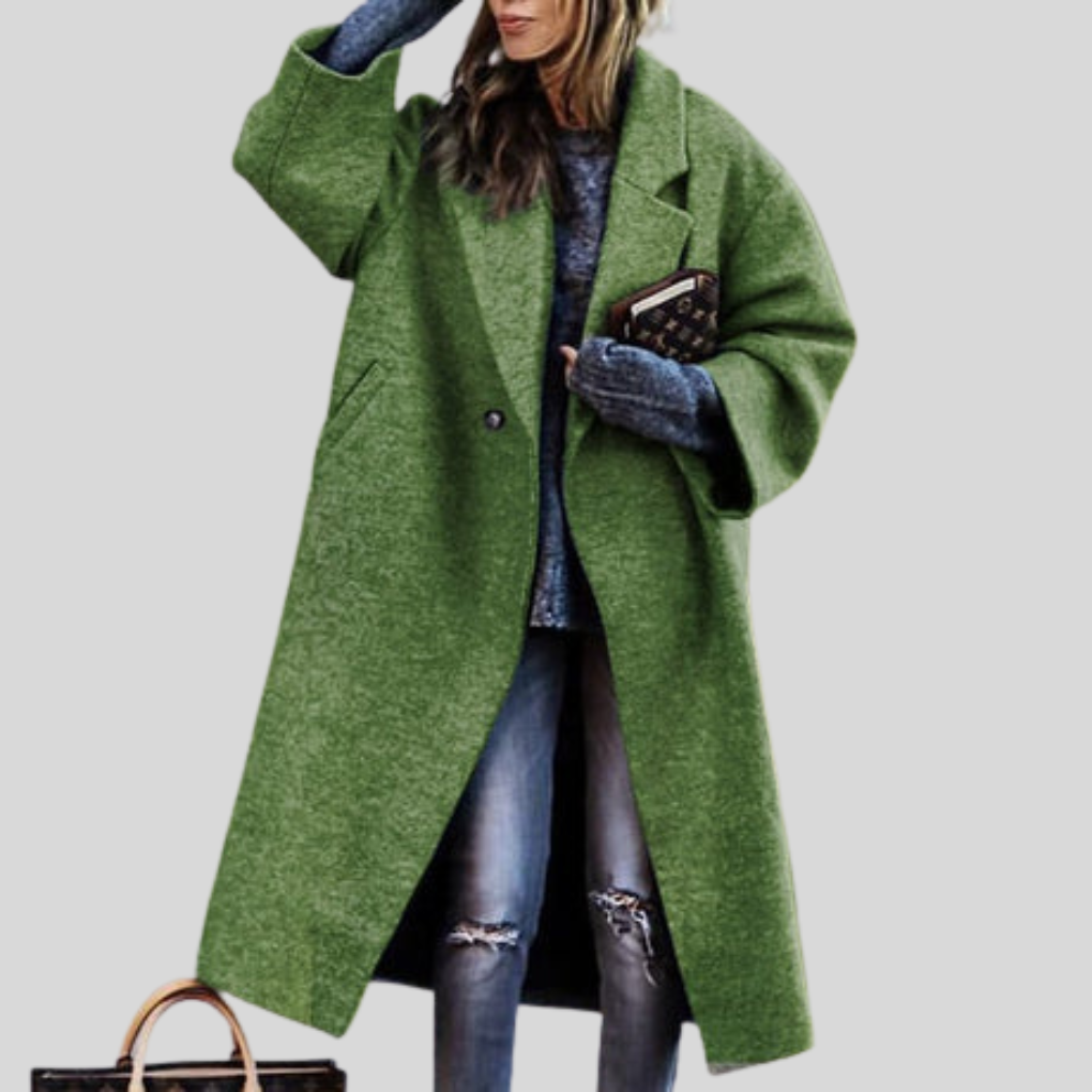Berg-Feldt | Langer Wintermantel – Karlina Warmes Layering-Stück
