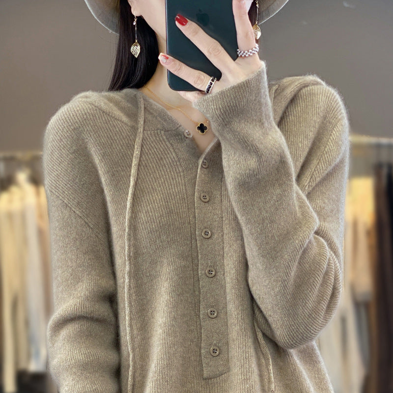 Fudus Kapuzenpullover mit Kordelzug