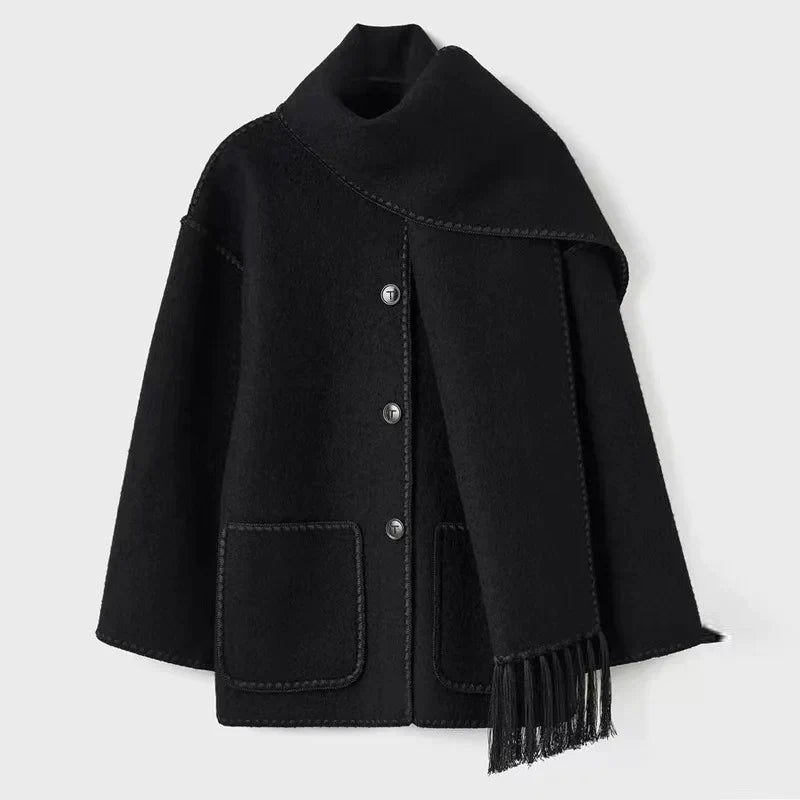 Berg-Feldt | Manteau intemporel à pompon pour femme