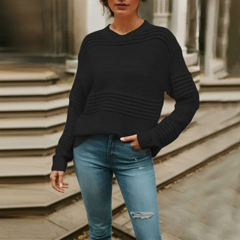 Berg-Feldt | Strickpullover mit Modernen Ausschnitten Acryl Komfortabel und Stilvoll