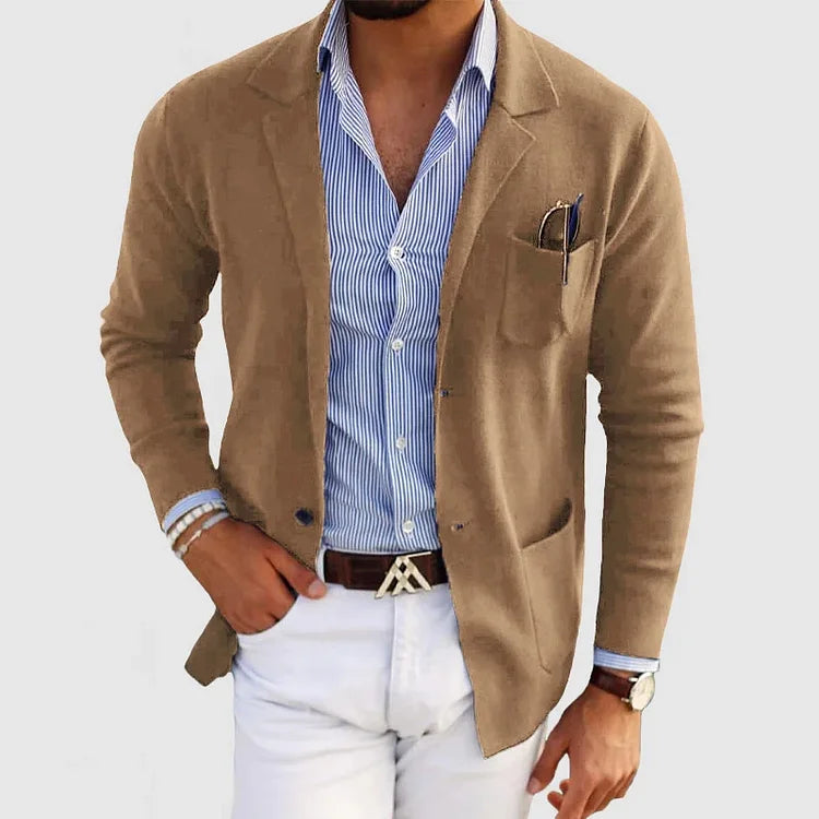 Berg-Feldt | Eleganter Herrenblazer mit Revers und Knöpfen