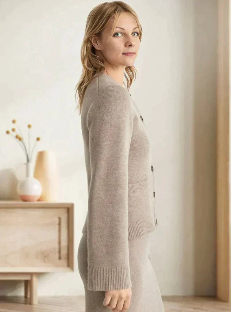 Berg-Feldt | Cardigan en maille douce boutonnée pour femme