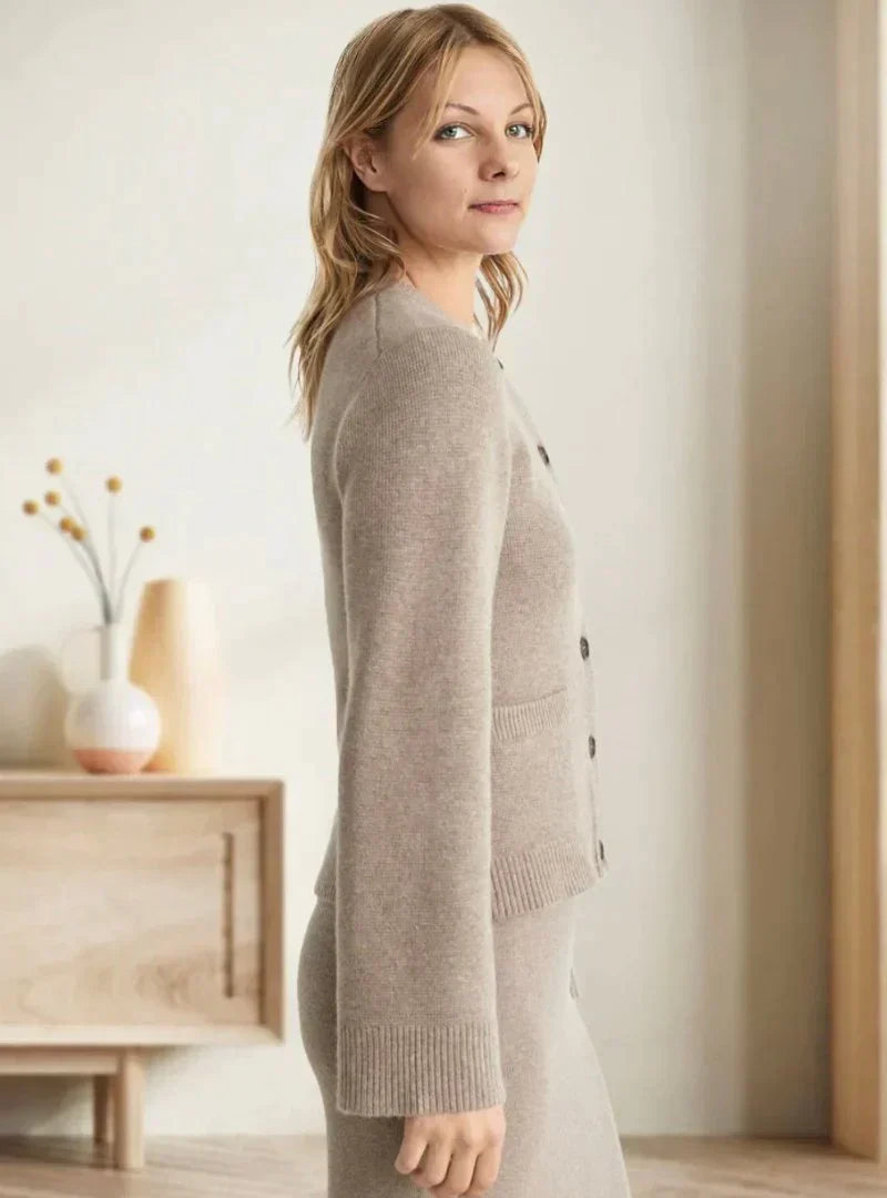 Berg-Feldt | Veste en maille chaude d'hiver avec élégance anglaise pour femme
