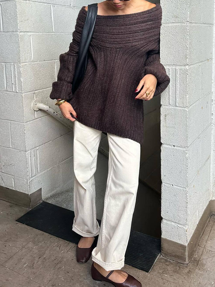 Berg-Feldt | Rippstrickpullover Weiche Wolle Elegant und Warm