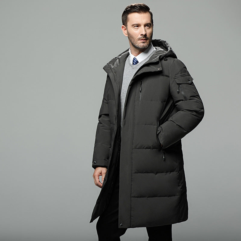 Berg-Feldt | Gefütterte Herrenjacke mit abnehmbarer Kapuze