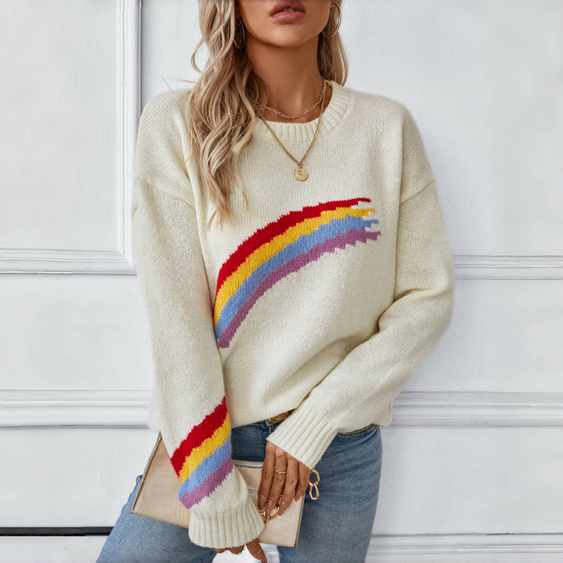 Berg-Feldt | Regenbogen Strickpullover