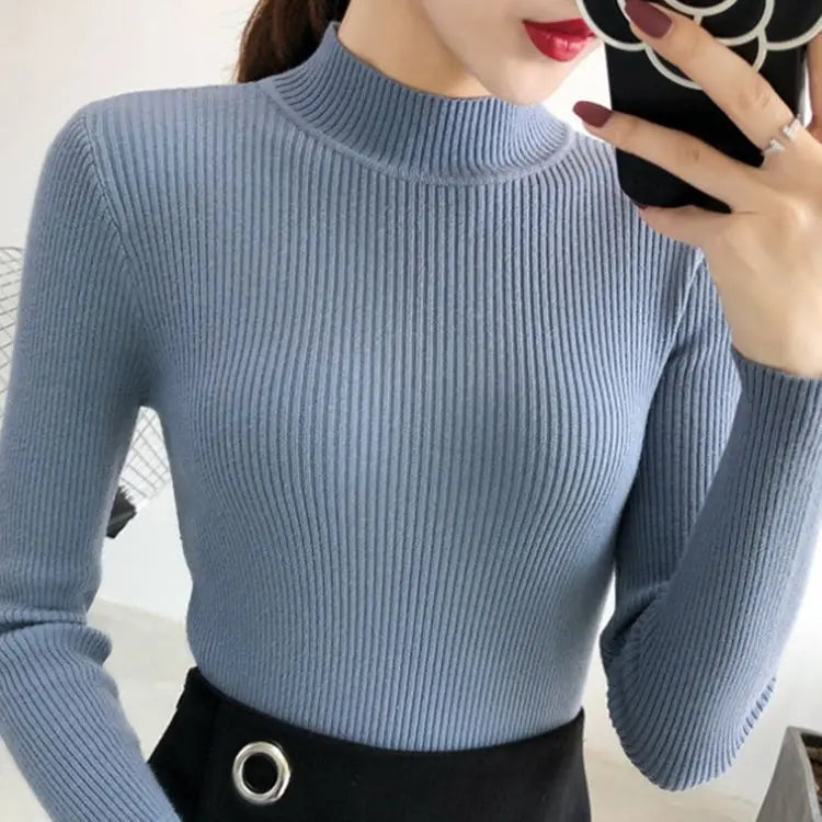 Berg-Feldt | gerippter Wollpullover für Damen