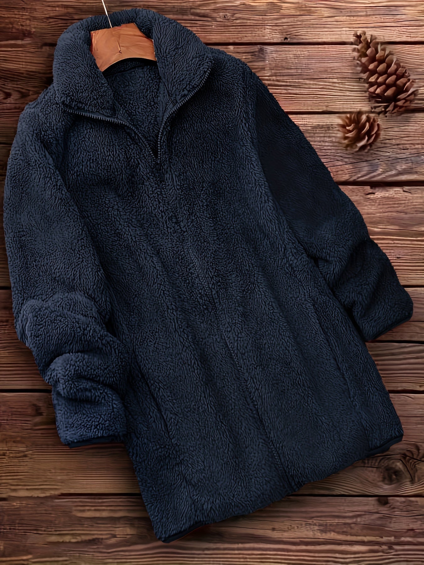 Berg-Feldt | Plüschjacke Polyester Weich und Warm