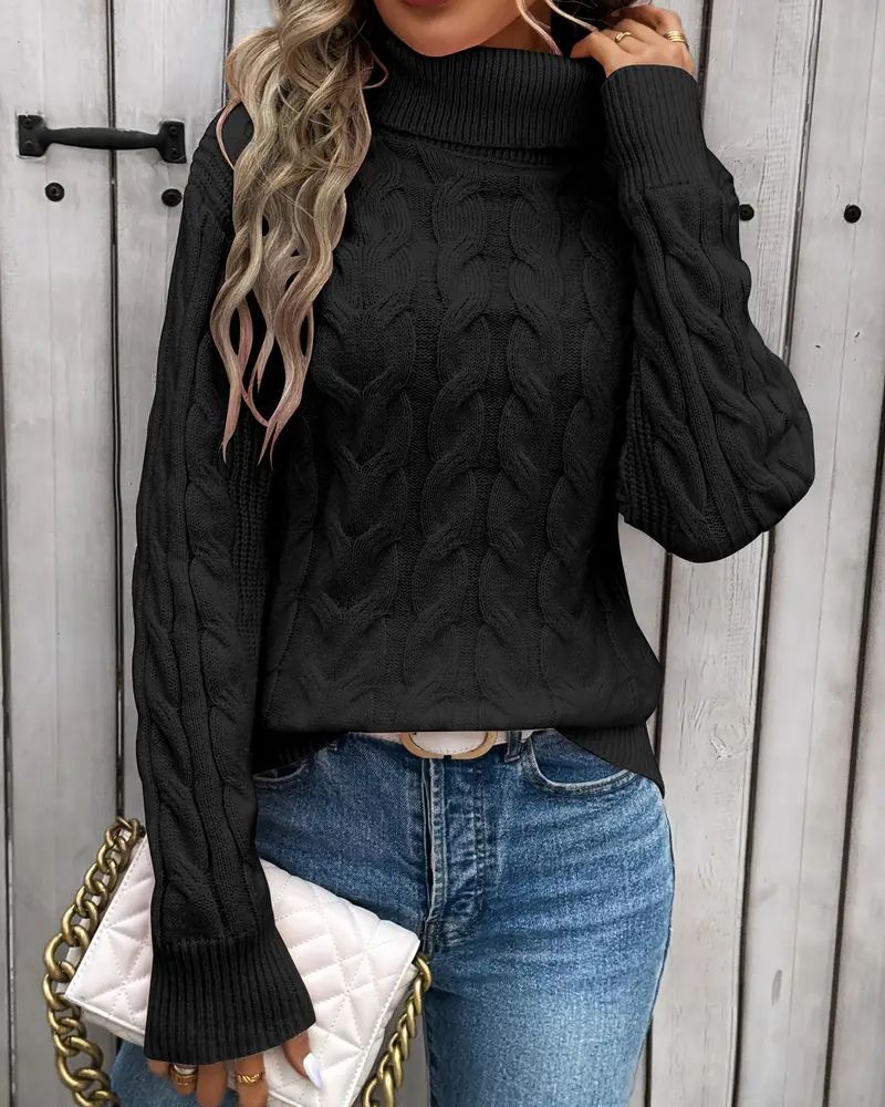 Berg-Feldt | Kabelstrickrollenpullover