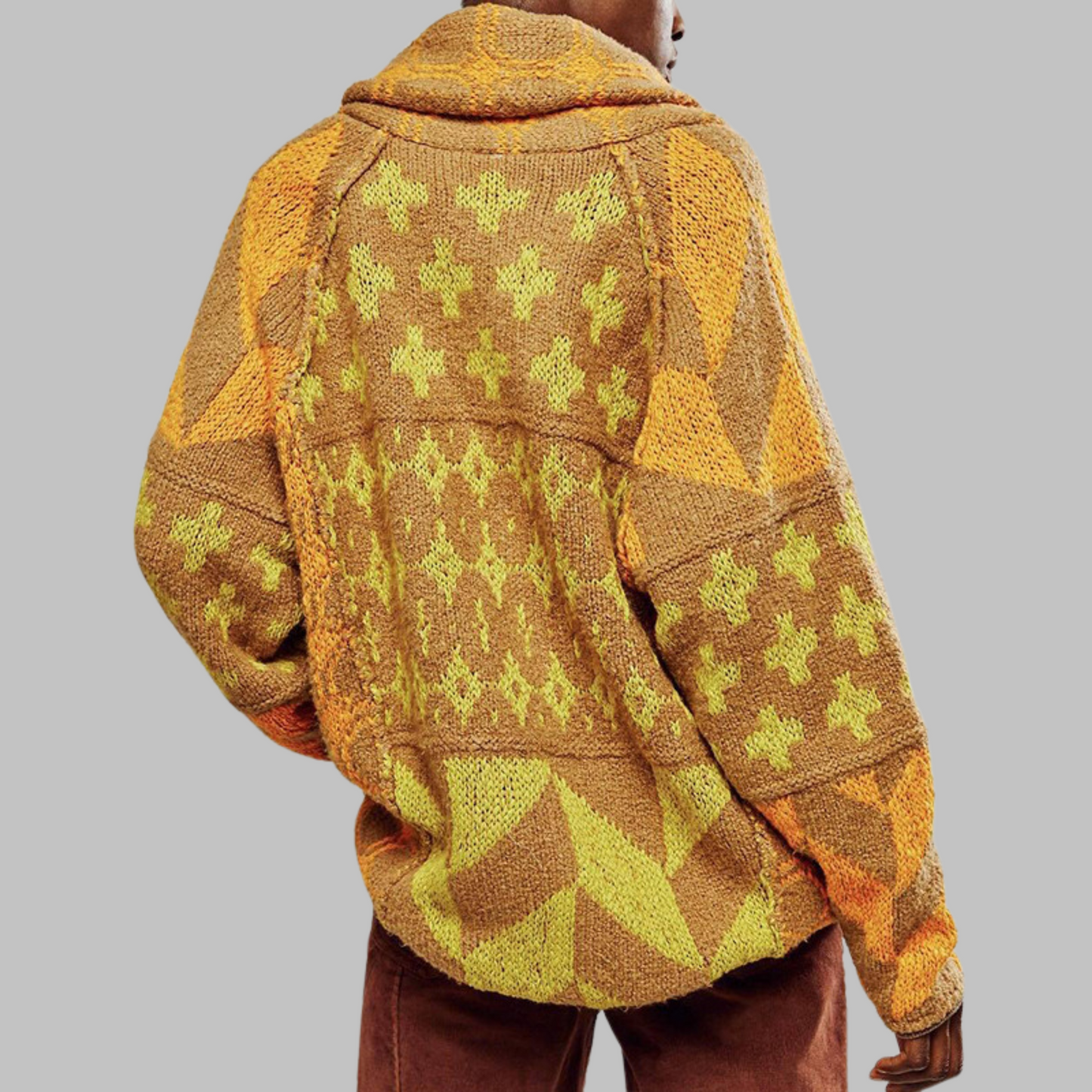 Berg-Feldt | Veste Souple à Motifs Géométriques Modernes